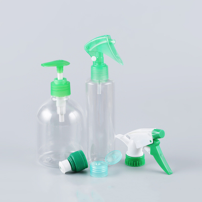 BPA Free Cosmetic Bottle Caps Ribbed 24/410 Push Pull Cap