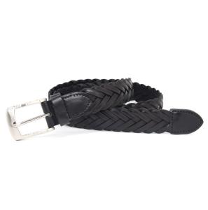 China Unisex Woven Laser Cut Mens Elastic Stretch Belts Adjuatable Length factory