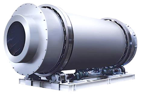 Rotary Sludge Dryer Machine Large Speed Regulation Range Running Smoothly