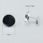 High quality 20mm Cufflinks can be customized logo/brass cufflink