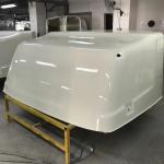 molded fiberglass travel trailers parts/custom GFRP trailer body/Front and Rear