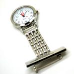 High Quality Metal Silver Nurse Fob Wrist Watch With Sunray Dial, Chinese