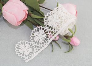 China Cotton Guipure Venice Lace Trim Water Soluble Lace Floral Embroidered Lace Ribbon factory