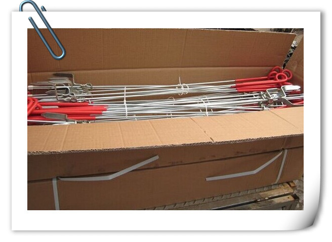Electric Galvanized Pigtail Post With Strong Step For Cattle Fence QL802
