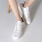 Fashion Athletic Sports Shoes Black / White Womens Lightweight Breathable Tennis