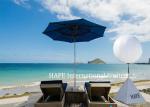 2000W Light Up Balloons Comfortable Day And Night Seaside Decoration Lighting