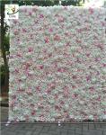 UVG wonderful silk rose wall weddings with fake penoy flowers for wedding Décor
