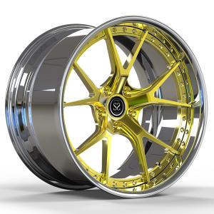 China 20x9.5 And 21x11.5 Custom 2 Piece Rims For Mercedes AMG GTS 2015 factory