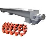 Industrial U-Trough Spiral Shaft Efficient Plastic Cement Sand Concrete Sludge