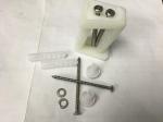 Stainless steel toilet fitting screw, nylon seven-word screw set
