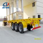 Truck Trailer 3 Axle Cargo Gooseneck 20ft 40ft Container Chassis Skeleton Semi