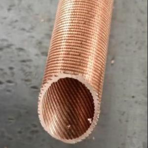 China DELLOK Corrosion Resistance Aluminum Fin Tube For Heat Exchangers 12-24 Fins Tube Support Accessories factory