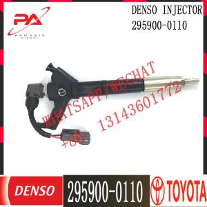 China Diesel Common Rail Fuel Injector 295900-0110 For TOYOTA 2.2 D4D 23670-29105 factory