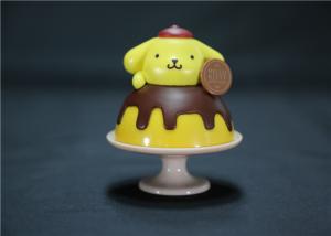 China PompomPurin Custom Plastic Toys Yellow Color PVC Material 6*3.5*4.2cm factory
