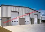 Polyurethane Core Overhead Steel Door Fully Automatic Wind Resistant Industrial