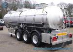 Lifting Axle 6 Tires Oil Tank Trailer Aluminum chemical trailers 22000 Liters