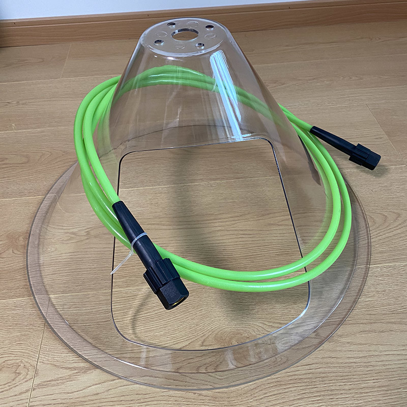 1.5m PE HDPE Flexible Conduit Flexible Duct Connection For Wire Feeding From Spool