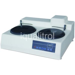Stepless Speed Manual Metallographic Grinding and Polishing Machine Double Disc