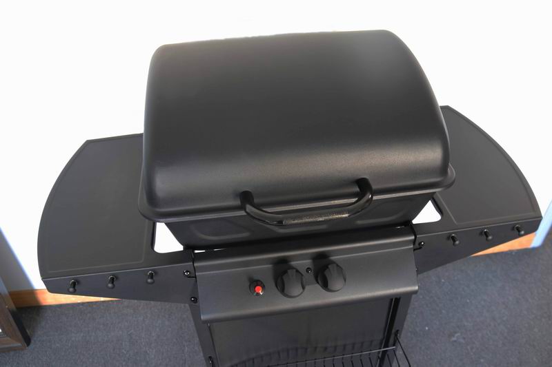 Chrome Plated Kitchen Gas BBQ Grill for Garden Barbecue Rotisserie Propane Stove