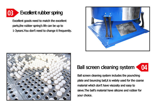 Food Grade Starch Swing Tumbler Screener With Long Using Service