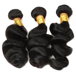 China 100% Human Virgin Peruvian Human Hair Weave Double Weft No Shedding factory