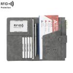 Advantage Leather Unisex Rfid Passport Holder for Fashion Business Travel Card