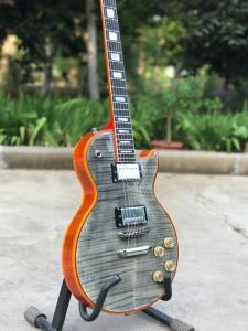 China Standard Custom LP 60 Electric guitar, LP tiger flame paul guitar factory