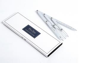 China Face Deep Stainless Steel Golden Mean Calipers with 4 Prong for High Defined Brows factory