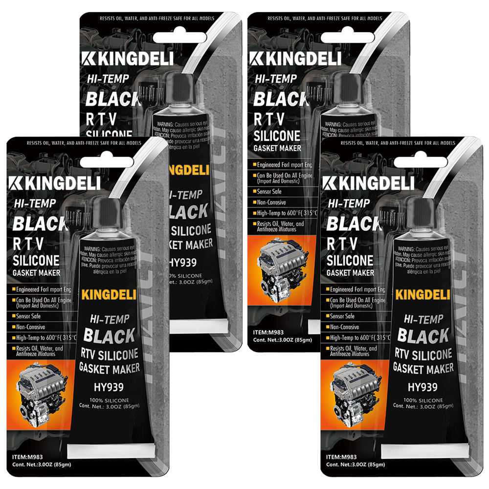 China Black Weatherproof Gasket Maker Silicone Sealant For Water Pumps factory