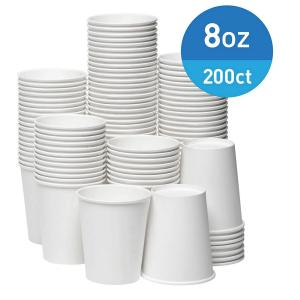 China 55mm Bottom Compostable Disposable Paper Cups For Coffee Tea Hot Chocolate factory
