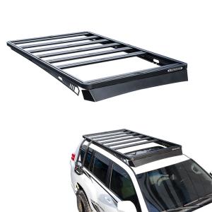 China Universal Roof Mount Luggage Carrier for Toyota LC150 LC200 in Black Aluminum Alloy factory