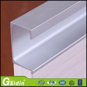 China Customized 6063 T5 aluminium extrusion profile for kitchen cabinet factory
