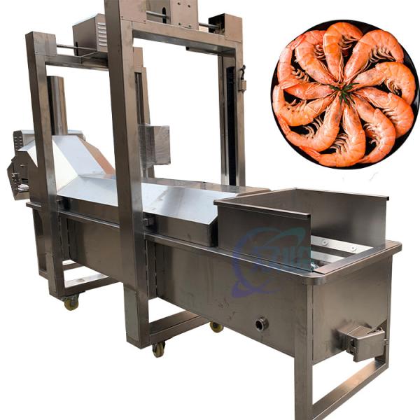 Aquatic lobster cooking and cleaning line Industrial shrimp and lobster cleaning