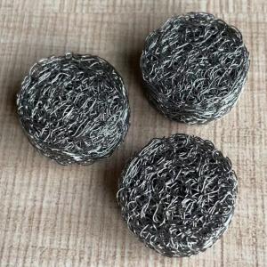China Silver Compressed Knitted Mesh Filter 0.1mm 0.19mm Free Sample Available factory