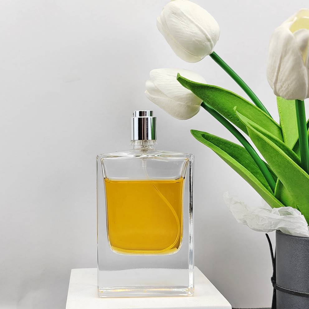 50ml Perfume Bottle with Glass Base Material and Logo Acceptable Customer's Logo