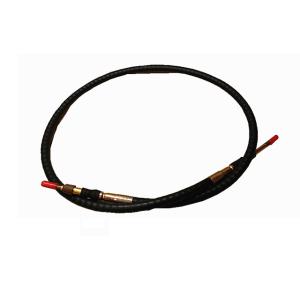 China PVC Universal Throttle Cable Black Galvanized Steel Standard Push Pull Cables factory