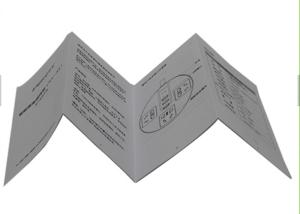 China Pharmaceutical Flyer Package Insert Printing For Bodybuilding Oil Instruction factory