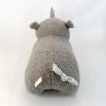 30cm PP Cotton Stuffed Toys Soft Rhinoceros Toy EN71 ODM OEM