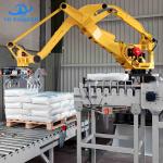 Carbon Steel Automatic Bag Palletizer Machine 4 axis 6 axis For Heavy Duty