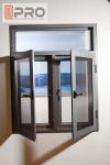 Impact Resistant Swing Open Windows Float Glass Aluminium House Windows double