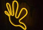 Yellow gestures led Neon Signs for cafe shop / retail /Shipping mall