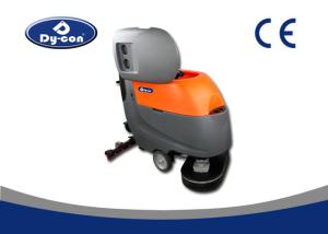 China 13 Inch Brush Hardwood Floor Cleaner Machine Easy Cleaning Orange / Gray factory