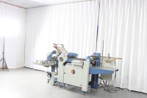 China Gear Driving High Speed A4 Paper Folding Machine 360mm Width factory