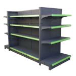 Display Gondola Supermarket Shelving Commercial Store Double Sided Shelving