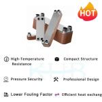 B3-50-48D Cheap Price 10HP Heat Exchanger evaporator Copper / Stainless Steel