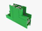 1.4mm 6061 Heat Treated Aging Resistance Extrusion Aluminium Profiles
