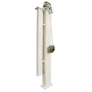 China Q235 Steel Mobile Telescopic Mast Pole 20ft 23ft For Solar Powered Trailer factory