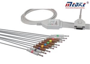 China Fukuda Me KP-500 10 Lead Undetachable Ecg Cables And Leadwires factory