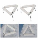 65mm Lab Clay Triangle, Ceramic Pipes Iron Wire High Temperature Resistance