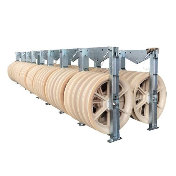 China MC Nylon Sheave 60KN 660MM Conductor Stringing Blocks factory